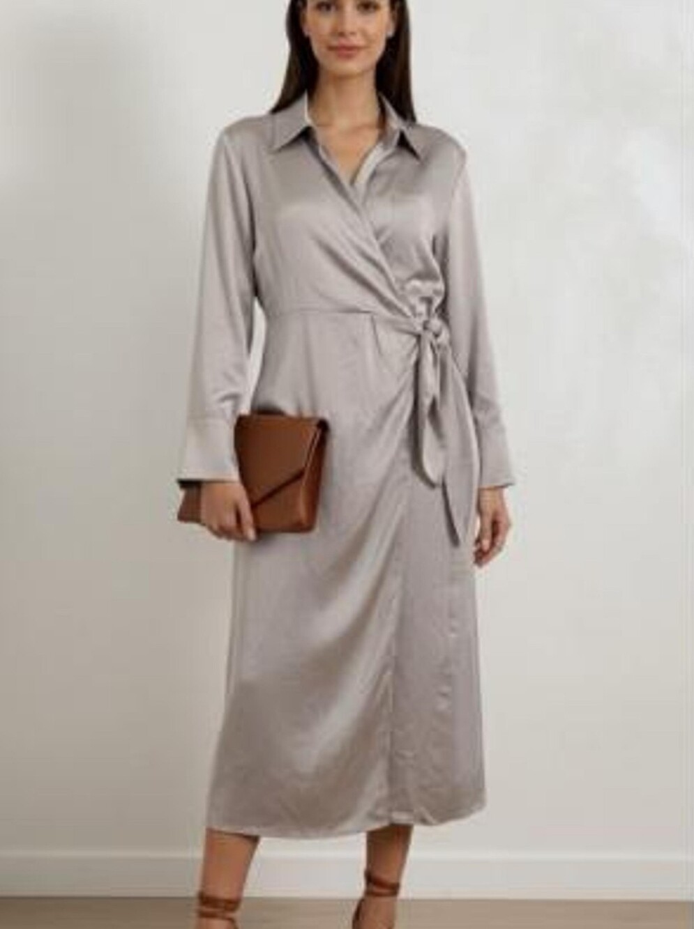 jason wu grey dress | Intimates & Sleepwear | Jason Wu Light Gray Wrapfront price_Under 499